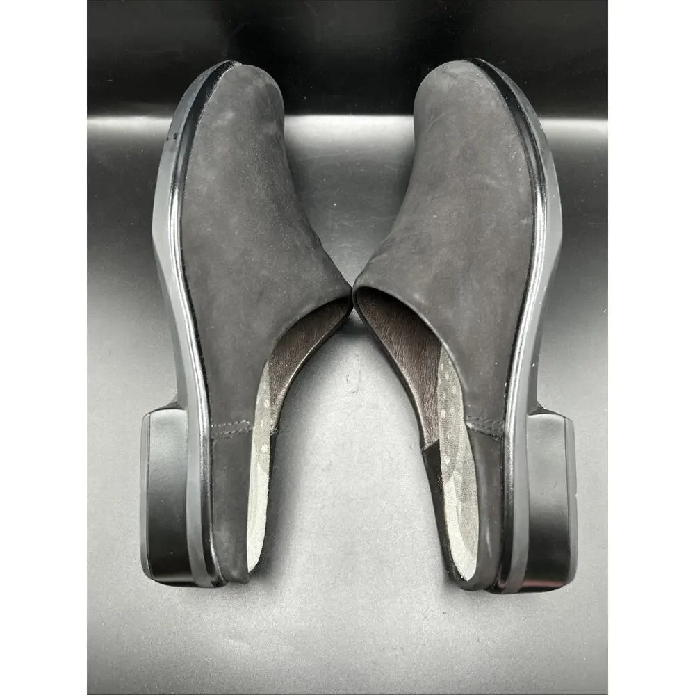 NAOT Women’s 7.5 Lodos Dressy Black Slip-On Leather Mules Women's EU 38